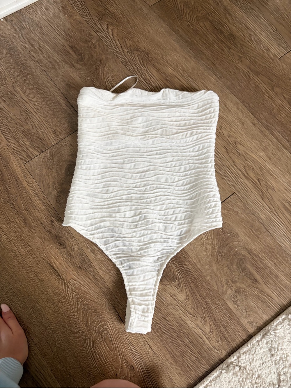 Princess poly textured body suit